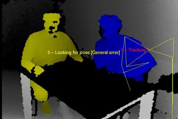Users seen by Kinect
